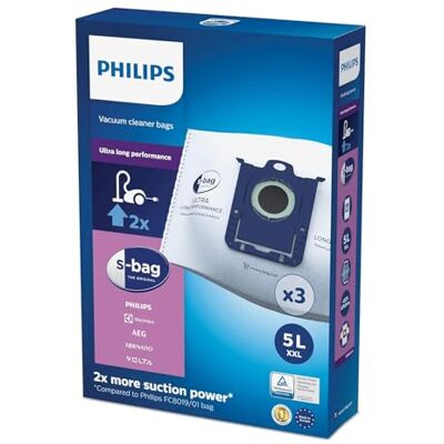 Philips FC8027/01 jednorázový sáček na prach S-Bag Ultra Long Performance objem 5 l Philips FC8027/01 jednorázový sáček na prach S-Bag Ultra Long Performance objem 5 l