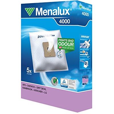 Menalux 4000, Duraflow, 5 sáčků na prach, 1 ks v balení, bílé/pulenter Garten, bílé Menalux 4000, Duraflow, 5 sáčků na prach, 1 ks v balení, bílé/pulenter Garten, bílé
