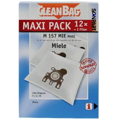 Scanpart CleanBag M 157 MIE 15 sáček do vysavače MAXI, bílý Scanpart CleanBag M 157 MIE 15 sáček do vysavače MAXI, bílý