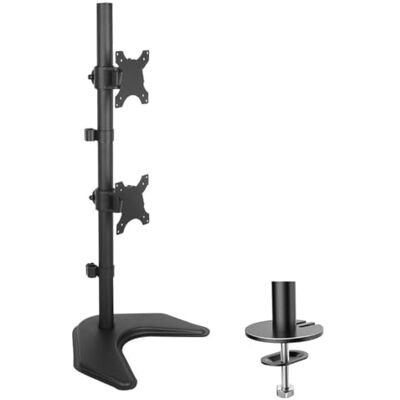 Techly ICA-LCD-2520V Schreibtischhalterung 2LCD TV LED 33.02 cm (13 Zoll)-68.58 cm (27 Zoll) Standfuß Techly ICA-LCD-2520V Schreibtischhalterung 2LCD TV LED 33.02 cm (13 Zoll)-68.58 cm (27 Zoll) Standfuß