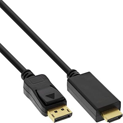 InLine 17182I DisplayPort na HDMI konvertor kabel, 4K/60Hz, černý, 2 m InLine 17182I DisplayPort na HDMI konvertor kabel, 4K/60Hz, černý, 2 m