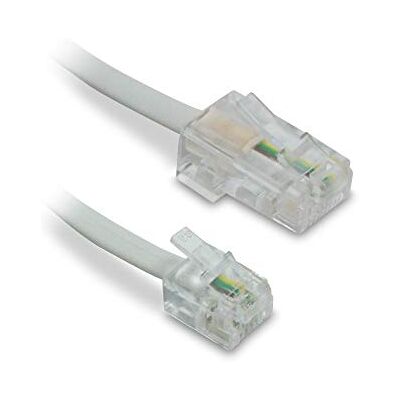 Metronic Verbindungskabel (RJ-45 auf RJ-11, 10 m) Weiß Metronic Verbindungskabel (RJ-45 auf RJ-11, 10 m) Weiß