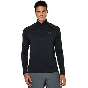 Under Armour Pánské Tech 2.0 dlouhý rukáv s ½ zipem, sportovní dlouhé rukávy, rychleschnoucí tričko s dlouhým rukávem pro muže, černá, s Under Armour Pánské Tech 2.0 dlouhý rukáv s ½ zipem, sportovní dlouhé rukávy, rychleschnoucí tričko s dlouhým rukávem pro muže, černá, s