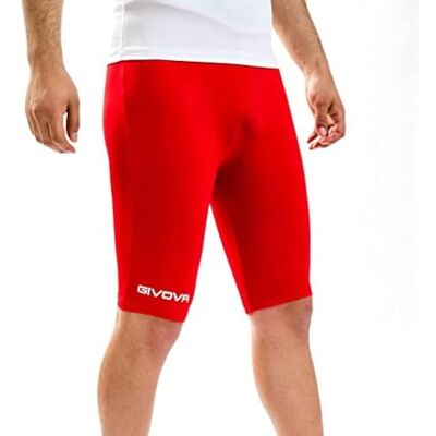 Givova Pánské ESS Sweat B pletené šortky, červené, 128-160 EU Givova Pánské ESS Sweat B pletené šortky, červené, 128-160 EU
