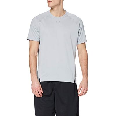 Under Armour Pánské prodyšné tričko UA Qualifier z ultralehké látky, pohodlné sportovní tričko s úzkým střihem, Šedá, l Under Armour Pánské prodyšné tričko UA Qualifier z ultralehké látky, pohodlné sportovní tričko s úzkým střihem, Šedá, l