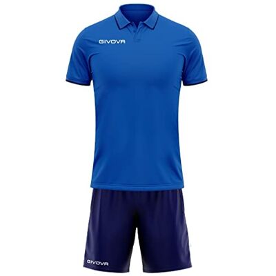 Givova Unisex Kit Street fotbalová sada, světle modrá/modrá, XL EU Givova Unisex Kit Street fotbalová sada, světle modrá/modrá, XL EU