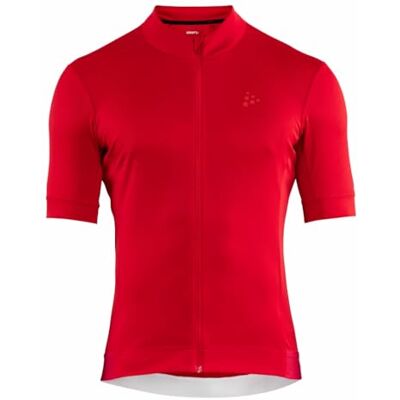 Craft Pánský Essence Jersey M Jersey, Jasně červená, S Craft Pánský Essence Jersey M Jersey, Jasně červená, S