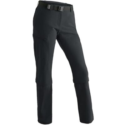 Maier Sports Dámské kalhoty Arolla Zip Off, černé (black), 36 Maier Sports Dámské kalhoty Arolla Zip Off, černé (black), 36