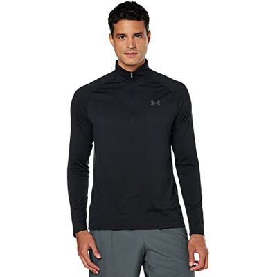 Under Armour Pánské Tech 2. 0 1/2 Zip sportovní dlouhý rukáv, rychleschnoucí tričko s dlouhým rukávem pro muže, černá, m Under Armour Pánské Tech 2. 0 1/2 Zip sportovní dlouhý rukáv, rychleschnoucí tričko s dlouhým rukávem pro muže, černá, m