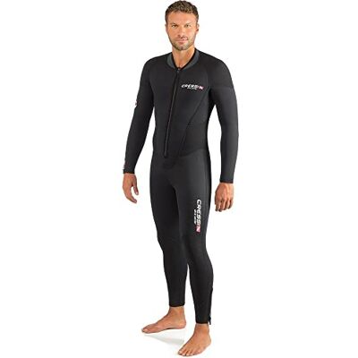 CRESSI Herren Overall Tauchanzug Aus 5mm Neopren Für Taucher Und Schnorchler Endurance Man All-In-One 5mm, Schwarz, M/3, JLV495003 CRESSI Herren Overall Tauchanzug Aus 5mm Neopren Für Taucher Und Schnorchler Endurance Man All-In-One 5mm, Schwarz, M/3, JLV495003