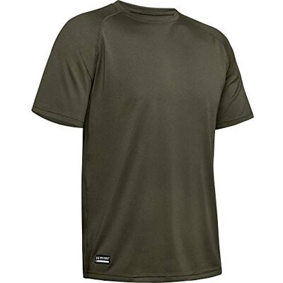 Under Armour Pánské Ua Tac Tech Tee prodyšné sportovní tričko prodyšné sportovní tričko, rychleschnoucí tréninkové tričko s volným střihem, Šedá, s Under Armour Pánské Ua Tac Tech Tee prodyšné sportovní tričko prodyšné sportovní tričko, rychleschnoucí tréninkové tričko s volným střihem, Šedá, s