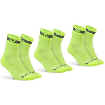 GripGrab Klasické letní cyklistické ponožky Regular Cut 1 sada 3 ks, Žluté Hi-Vis 3 páry GripGrab Klasické letní cyklistické ponožky Regular Cut 1 sada 3 ks, Žluté Hi-Vis 3 páry