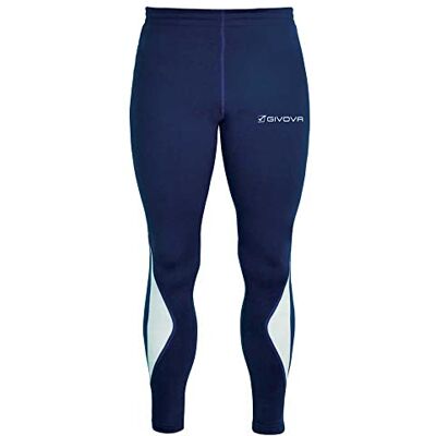 Givova Herren Lange Laufhose-lr03 Hose, Blau, L EU Givova Herren Lange Laufhose-lr03 Hose, Blau, L EU
