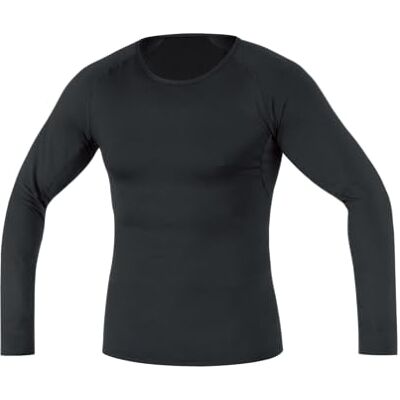 GORE WEAR Pánské M Base Layer tričko s dlouhým rukávem, černá, s GORE WEAR Pánské M Base Layer tričko s dlouhým rukávem, černá, s