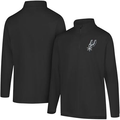 Ultra Game Pánský pulovr s dlouhým rukávem tričko NBA Quarter Zip Poly Knit Tričko s dlouhým rukávem Ultra Game Pánský pulovr s dlouhým rukávem tričko NBA Quarter Zip Poly Knit Tričko s dlouhým rukávem