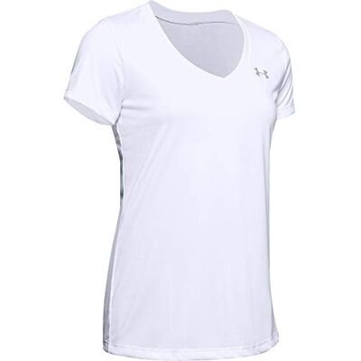 Under Armour dámské fitness tričko/top Tech Short Sleeve Solid, bílá, LG Under Armour dámské fitness tričko/top Tech Short Sleeve Solid, bílá, LG