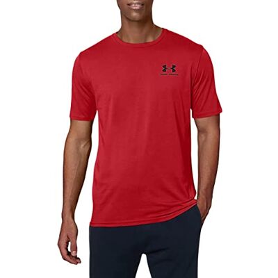 Under Armour Pánské sportovní Logo Tank sportovní tričko ze super měkké látky, sportovní tričko bez rukávů s volným střihem, červená, xl Under Armour Pánské sportovní Logo Tank sportovní tričko ze super měkké látky, sportovní tričko bez rukávů s volným střihem, červená, xl