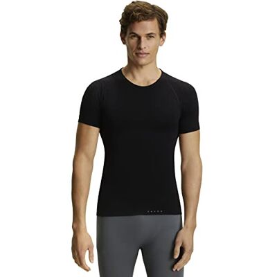 FALKE Pánské teplé Round Neck funkční tričko s krátkým rukávem pro mírné až studené teploty teplé funkční spodní prádlo rychleschnoucí prodyšný udržitelný funkční materiál 1 kus FALKE Pánské teplé Round Neck funkční tričko s krátkým rukávem pro mírné až studené teploty teplé funkční spodní prádlo rychleschnoucí prodyšný udržitelný funkční materiál 1 kus