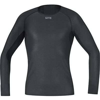 GORE WEAR Pánské tričko M Windstopper Base Layer s dlouhým rukávem, černá, m-l GORE WEAR Pánské tričko M Windstopper Base Layer s dlouhým rukávem, černá, m-l