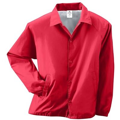 Augusta Sportswear Sportswear Nylon Coach's bunda / s podšívkou – odolná proti dešti, vodě odpuzující svrchní oblečení pro trenéry a outdoorové aktivity Augusta Sportswear Sportswear Nylon Coach's bunda / s podšívkou – odolná proti dešti, vodě odpuzující svrchní oblečení pro trenéry a outdoorové aktivity