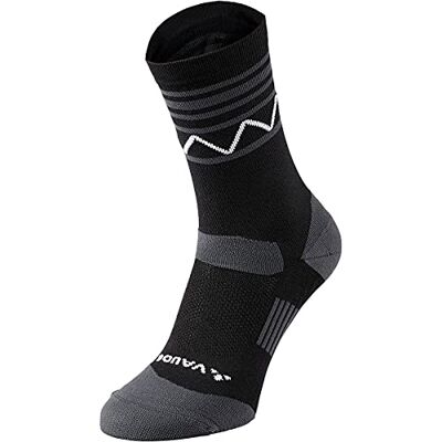 VAUDE Unisex Bike Socks Mid Accessories, černá, 36-38 VAUDE Unisex Bike Socks Mid Accessories, černá, 36-38