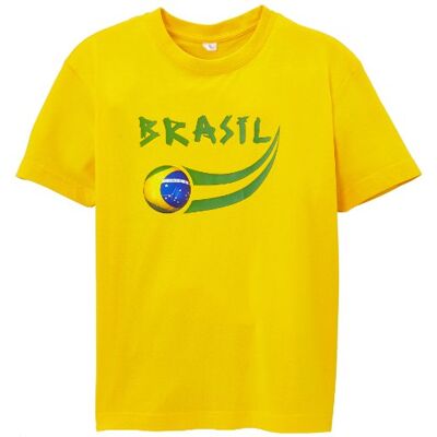 Supportershop fotbal Fan tričko Děti Brazílie Supportershop fotbal Fan tričko Děti Brazílie