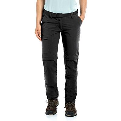 Maier Sports Dámské outdoorové kalhoty Inara Slim Zip, černá, 18 Maier Sports Dámské outdoorové kalhoty Inara Slim Zip, černá, 18