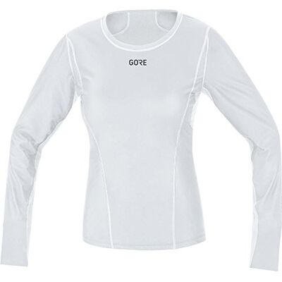 GORE WEAR větruvzdorné dámské spodní tričko s dlouhým rukávem, GORE M Women WINDSTOPPER Base Layer L/S tričko, 34, světle šedá/bílá, 100320 GORE WEAR větruvzdorné dámské spodní tričko s dlouhým rukávem, GORE M Women WINDSTOPPER Base Layer L/S tričko, 34, světle šedá/bílá, 100320