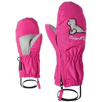 Ziener Dětské LE ZOO MINIS glove lyžařské rukavice / zimní sporty teplé, prodyšné, růžové (pop pink), 80 cm Ziener Dětské LE ZOO MINIS glove lyžařské rukavice / zimní sporty teplé, prodyšné, růžové (pop pink), 80 cm