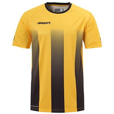 uhlsport Pánský Stripe tréninkový dres, kukuřičně žlutá/černá, XXXS uhlsport Pánský Stripe tréninkový dres, kukuřičně žlutá/černá, XXXS