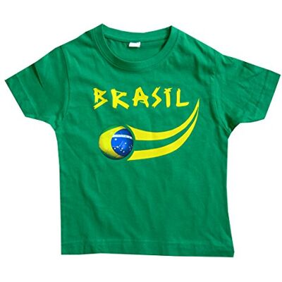 Supportershop Jungen T-Shirt Brasil Fan Brasil Junior Fan Grün 6 Jahre 8 Jahre grün Supportershop Jungen T-Shirt Brasil Fan Brasil Junior Fan Grün 6 Jahre 8 Jahre grün