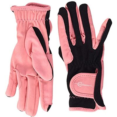 Covalliero Dětské jezdecké rukavice Lilli Black/pink, velikost S jezdecké rukavice, Covalliero Dětské jezdecké rukavice Lilli Black/pink, velikost S jezdecké rukavice,