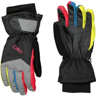 CMP Twill lyžařské rukavice pro děti, černá B. Jewel-jahoda, 5 CMP Twill lyžařské rukavice pro děti, černá B. Jewel-jahoda, 5