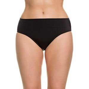 Ulla Popken Dámské velké velikosti Nadměrné velikosti plus Size bikiny slip, mnohostranně kombinovatelné, UPF 20+ 691798, černá Ulla Popken Dámské velké velikosti Nadměrné velikosti plus Size bikiny slip, mnohostranně kombinovatelné, UPF 20+ 691798, černá
