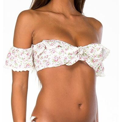 Bikini mi.ma. bikiny Mima dámské bikiny horní díl Push-up 44 bílá (White) Bikini mi.ma. bikiny Mima dámské bikiny horní díl Push-up 44 bílá (White)