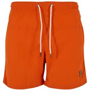 Urban Classics Pánské Block Swim šortky, Rust Orange, S Urban Classics Pánské Block Swim šortky, Rust Orange, S