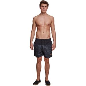 Urban Classics Block Swim Shorts pánské plavky černé Activewear, Basics, Sport, Streetwear, černá/tmavá kamufláž, 4XL Urban Classics Block Swim Shorts pánské plavky černé Activewear, Basics, Sport, Streetwear, černá/tmavá kamufláž, 4XL