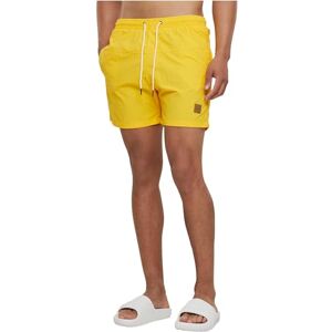 Urban Classics Pánské Block Swim šortky, Chrome Yellow, S Urban Classics Pánské Block Swim šortky, Chrome Yellow, S