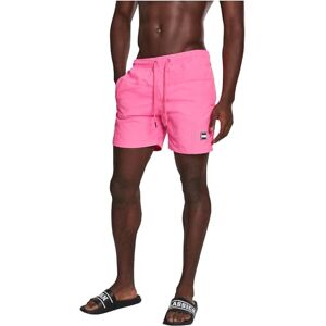 Urban Classics Block Swim Shorts pánské plavky černé Activewear, Basics, Sport, Streetwear, Neonově tmavorůžová, 5XL Urban Classics Block Swim Shorts pánské plavky černé Activewear, Basics, Sport, Streetwear, Neonově tmavorůžová, 5XL