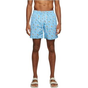 Urban Classics Pattern Swim Shorts Palm pánské plavecké šortky černé/olivové Basics, Streetwear, Světle modrá / Ice, 5XL Urban Classics Pattern Swim Shorts Palm pánské plavecké šortky černé/olivové Basics, Streetwear, Světle modrá / Ice, 5XL