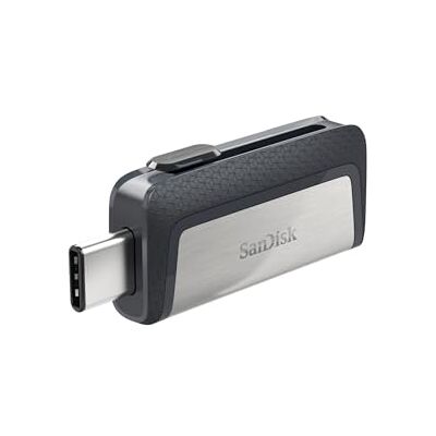 SanDisk Flash disk Ultra Dual USB Flash Drive (USB 3.1, typ C), černá SanDisk Flash disk Ultra Dual USB Flash Drive (USB 3.1, typ C), černá