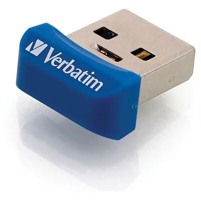 Verbatim Flash Drive (16GB, Store 'n' Stay, Nano USB 3.0, 60MB/s, 400x Retail-Blister) černý, modrý, 16 GB, 98709 Verbatim Flash Drive (16GB, Store 'n' Stay, Nano USB 3.0, 60MB/s, 400x Retail-Blister) černý, modrý, 16 GB, 98709