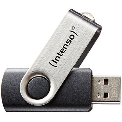 Intenso Basic Line 32 GB USB flash disk USB 2.0 stříbrný/černý Intenso Basic Line 32 GB USB flash disk USB 2.0 stříbrný/černý
