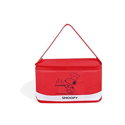 Excelsa Peanuts: Snoopy, 61622 Taška na oběd, Polyester, 7 litrů, červená Excelsa Peanuts: Snoopy, 61622 Taška na oběd, Polyester, 7 litrů, červená