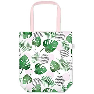 Grafik Werkstatt Grafická dílna nákupní taška s veselým nápisem Shopping-Bag skládací lehká taška tropical Grafik Werkstatt Grafická dílna nákupní taška s veselým nápisem Shopping-Bag skládací lehká taška tropical