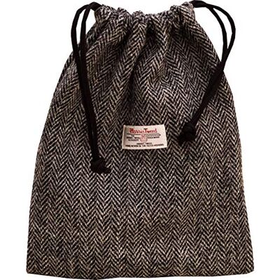 Vagabond Bags Ltd Vagabond Bags Harris Tweed Herringbone, Černá (Black & White Herringbone Tweed), Kosmetická taška Vagabond Bags Ltd Vagabond Bags Harris Tweed Herringbone, Černá (Black & White Herringbone Tweed), Kosmetická taška
