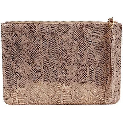 Eferri Dámská kabelka Bolso De Mano Snake s popruhem přes rameno, Růžová Eferri Dámská kabelka Bolso De Mano Snake s popruhem přes rameno, Růžová