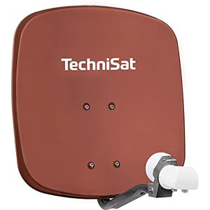 TechniSat DIGIDISH 45 – satelitní miska pro 2 účastníky (45 cm malé satelitní zařízení kompletní sada s nástěnným držákem a univerzálním Twin-LNB) červená TechniSat DIGIDISH 45 – satelitní miska pro 2 účastníky (45 cm malé satelitní zařízení kompletní sada s nástěnným držákem a univerzálním Twin-LNB) červená