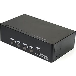 StarTech.com StarTech. com Port Dual DisplayPort KVM Switch DP 4K 60Hz KVM/Audio/USB přepínač 4 x KVM/Audio/USB 1 místní uživatel Desktop montovatelný na rack StarTech.com StarTech. com Port Dual DisplayPort KVM Switch DP 4K 60Hz KVM/Audio/USB přepínač 4 x KVM/Audio/USB 1 místní uživatel Desktop montovatelný na rack