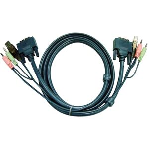 Aten 2L-7D03U spojovací kabel (DVI, USB, 2x audio konektor) 3 m Aten 2L-7D03U spojovací kabel (DVI, USB, 2x audio konektor) 3 m
